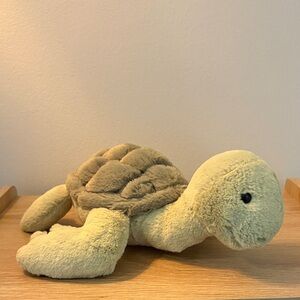 Jellycat Turtle Plush - Green and Tan